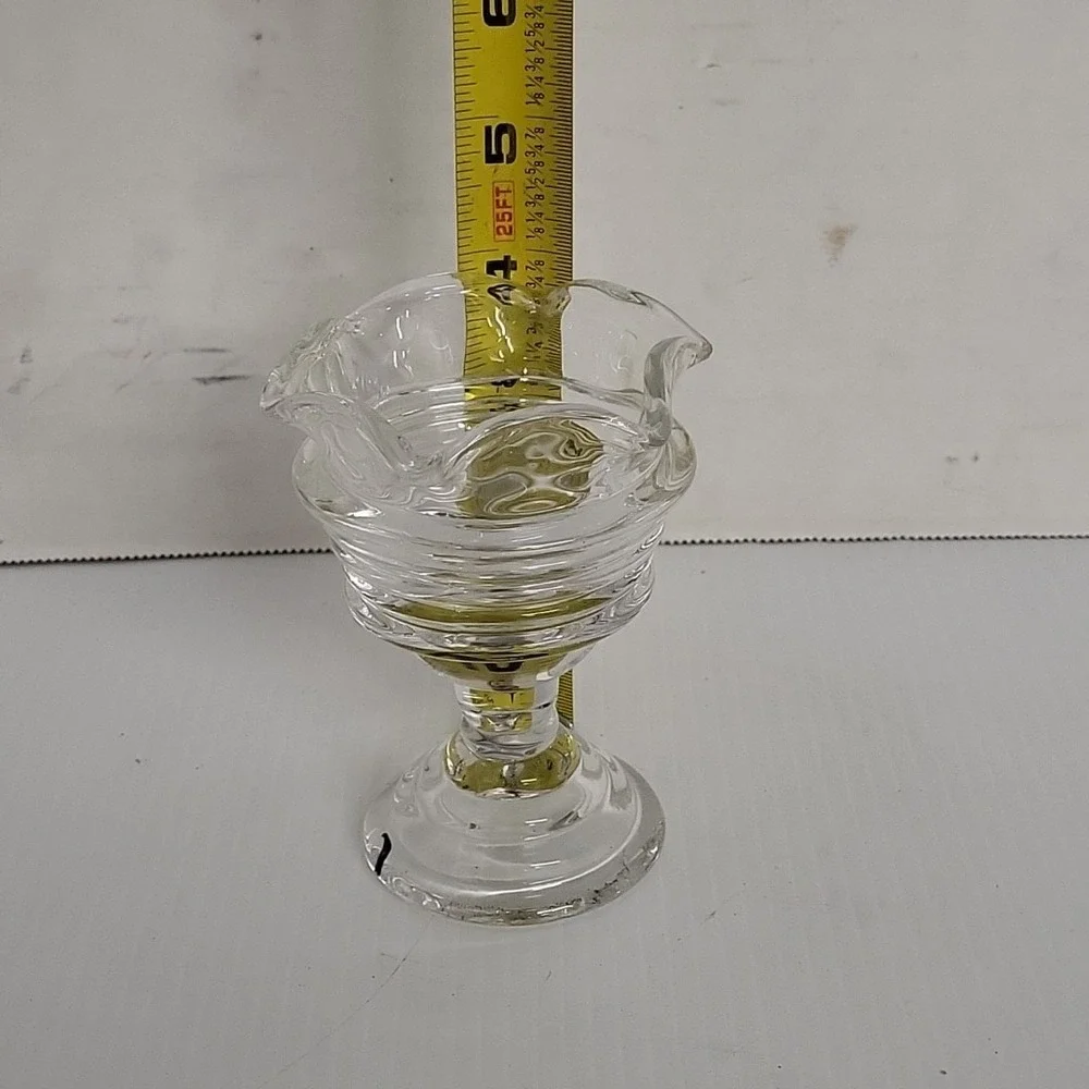 PartyLite‎ Sundae Pillar clear Candle Holder - Picture 5 of 5